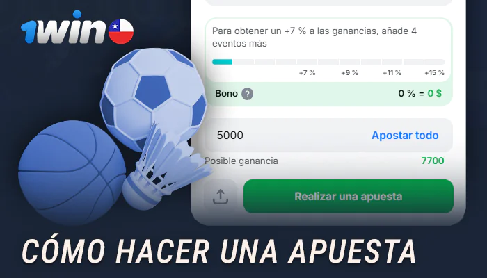 Hacer apuestas deportivas en 1Win Chile